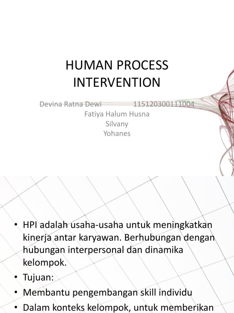 Human Process Intervention PDF