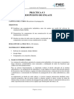 Práctica 3 Presupuesto de Enlace