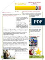 Classroom Newsletter Template