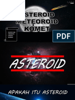 Asteroid Meteoroid Komet