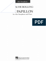 Claude Bolling - Le Papillon 1994 Saxophone PDF