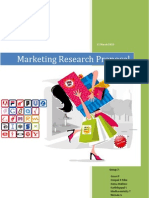 Marketing Research Proposal: 11 March 2010