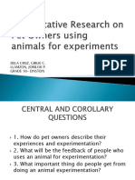 A Qualitative Research On Pet Owners Using Animals