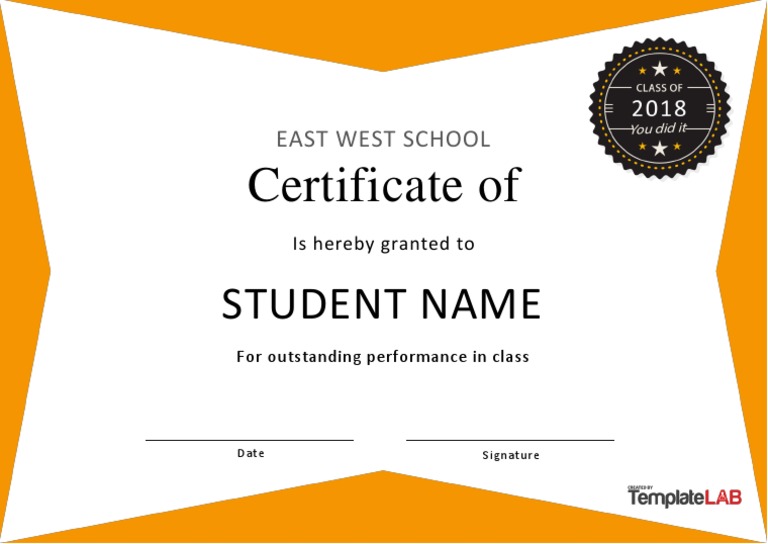 Certificate Student4 | PDF