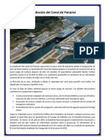 Ampliación Del Canal de Panamá