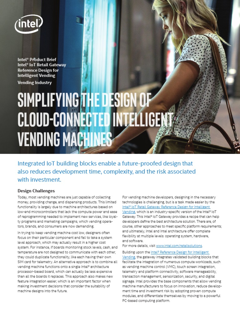 Simplifying Design of Cloud Connected Intelligent Vending Machines ...