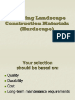Landscape Material Selection