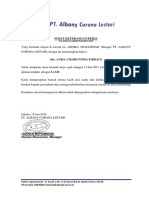 Surat Keterangan Kerja PDF