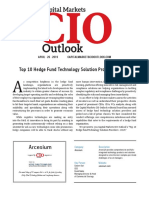 Top 10 Hedge Fund Technology Solution Providers - 2019: APRIL - 26 - 2019