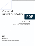 Classical Network Theory - Vitold Belevitch