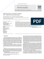 Modeling Aqueous Electrolyte Solutions Part 1. Fully Dissociated Electrolytes