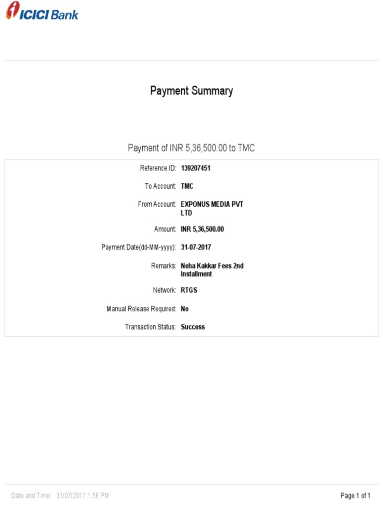 Payment Pdf Pdf