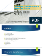 Water consumption in central AC systems