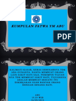 Kumpulan Fatwa Ym Abu