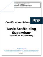 714 92 Certification Scheme For Basic Scaffolding Supervisor Rev 02 PDF