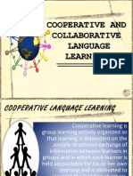Cooperative and Collaborative Language Learning
