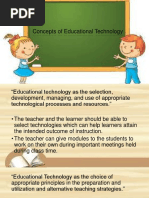 Concepts of Educational Technology