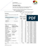 Informe de Electrogravimetría