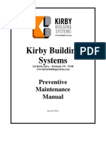 Kirby Building Systems: Preventive Maintenance Manual
