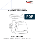 Manual de Utilizare Mta 1200