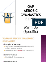 GAP Aerobic Gymnastics Clinic: Warm Up (Specific)