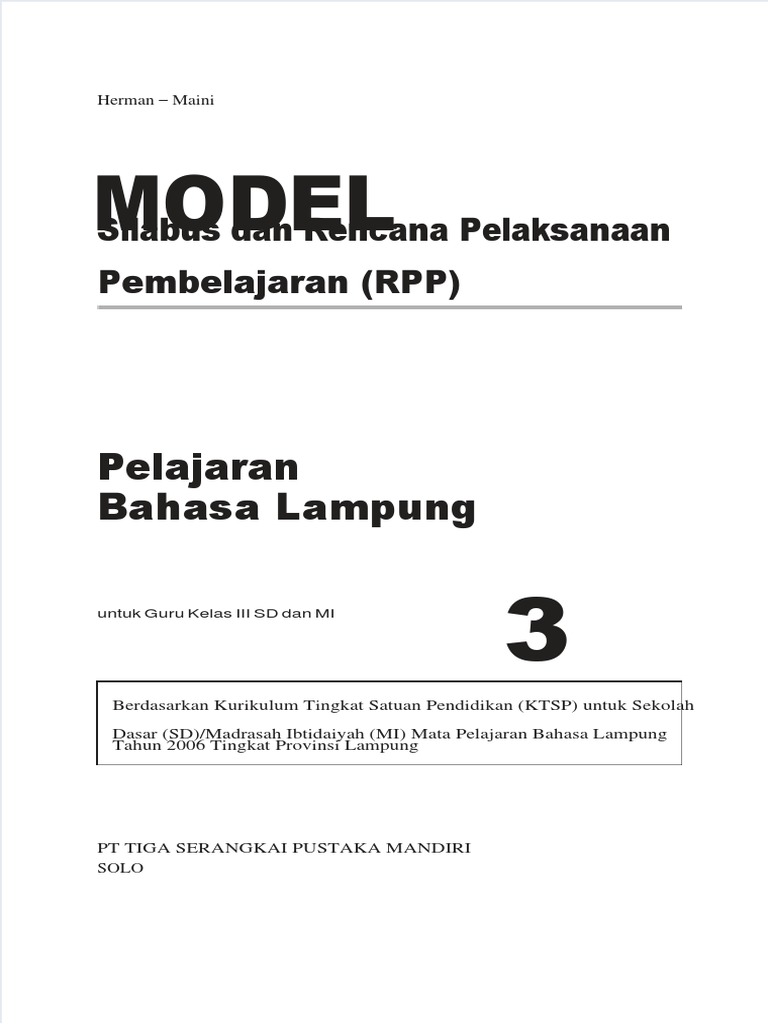 Dokumen Tips Rpp Bahasa Lampung Sd 3 Dikonversi Docx