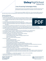 Ict Acceptable Use Agreement Form