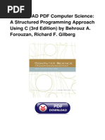 PDF Computer Science: A Structured Programming Approach Using C (3rd Edition) by Behrouz A. Forouzan, Richard F. Gilberg