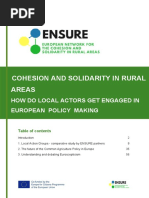 Cohesion and Solidarity in Local Areas 2019 - European Project ENSURE