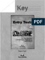 Cpe Entry Test 2 Key PDF