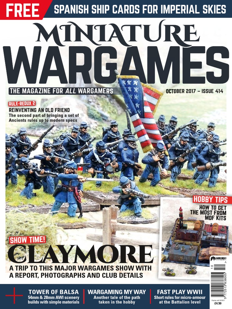 Miniature Wargames. 10-Warners Group Publications (2017) PDF