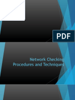 Network Connectivity Checking Procedures and Techniques