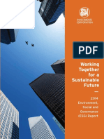 Working Together For A Sustainable Future: 2014 Environment, Social and Governance (ESG) Report