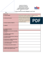 Daily Lesson Plan (DLP) in 21 Century Literature From The Philippines To The World Date