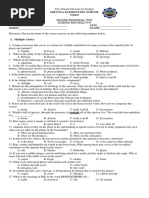 Grade 6 Science Test, Tos, Item Analysis