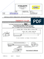 Installation and Maintenance Instructions for Trident VL125 Explosion Protected Luminaire