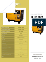 Grupo Electrogeno Diesel Kipor Kde6500t3 PDF