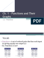 Functions and Graphs