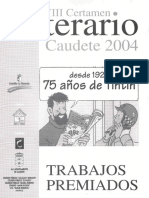 VIII Certamen Literario "Evaristo Bañón" Caudete 2004