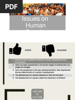 Issues On Human Develop Ment