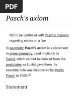 Pasch's Axiom