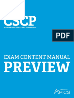 2015 Cscp Exam Preview Manual