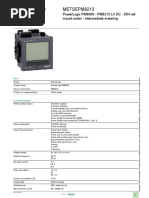 PowerLogic PM8000/PM8240 Datasheet | PDF | Ac Power | Alternating Current
