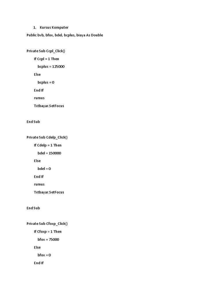 Data Visual Basic | PDF | Computer Data | Data