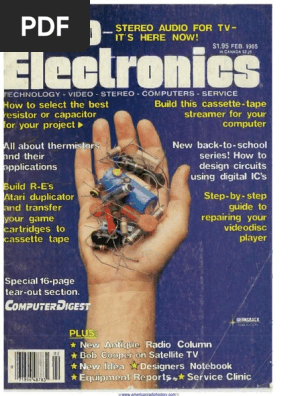 Radio Electronics February 1985.CV01 PDF | PDF | Very High