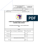 Computer Engineering Laboratory Course Code: Ece501