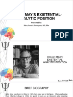 Rollo May'S Existential-Analytic Position: Mary Anne A. Portuguez, MP, RPM