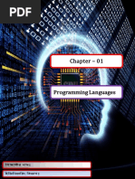 Chapter-01 Programming Languages