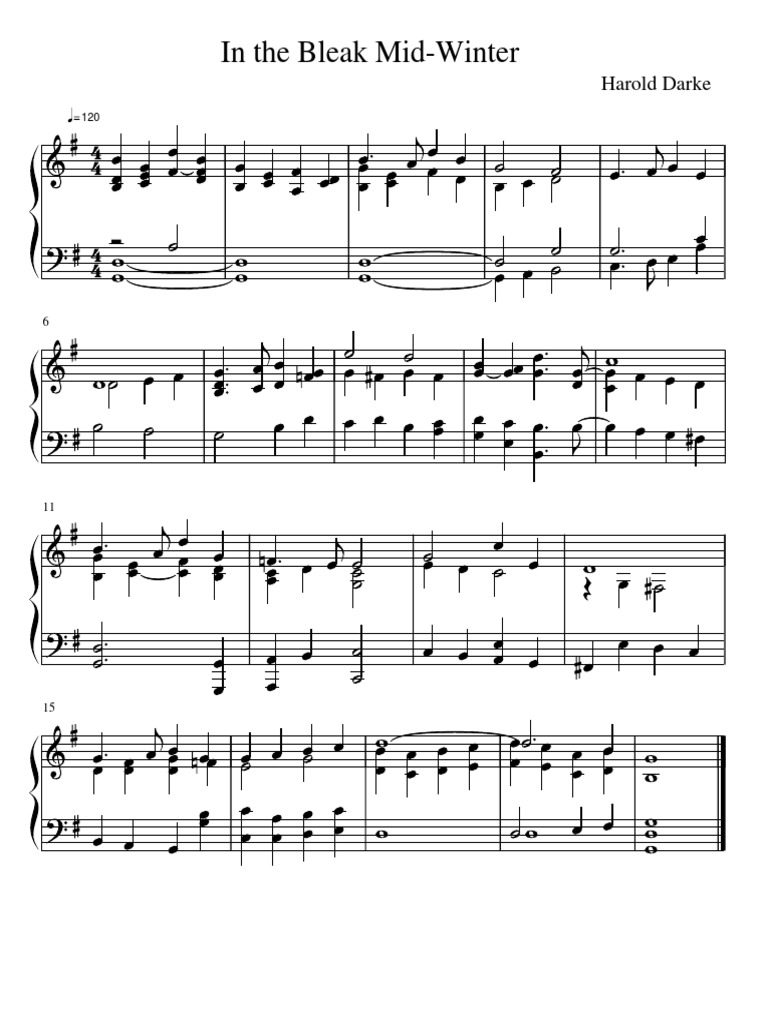 In The Bleak Mid-Winter - Harold Darke PDF PDF