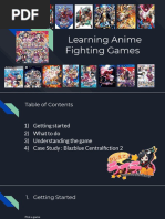 Learning Anime Fighting Games